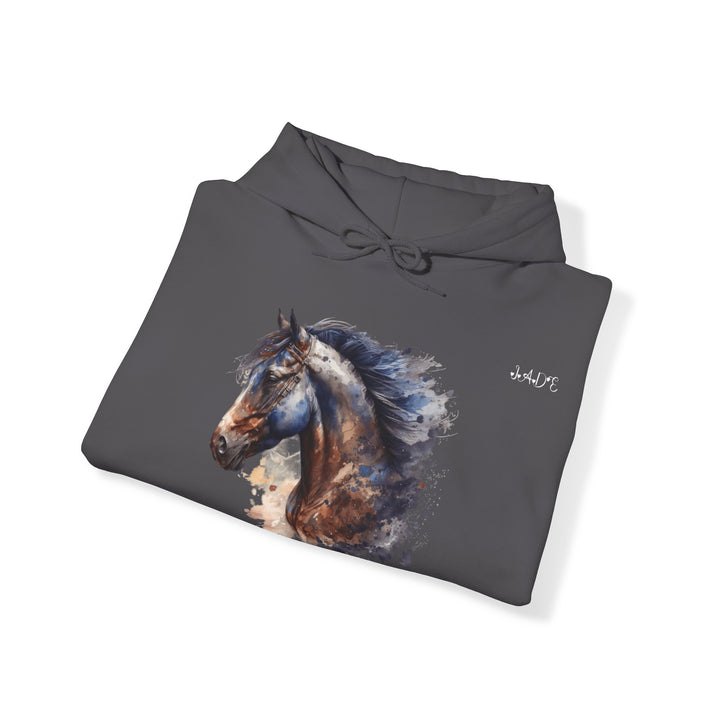 Namesakes, Personalized Acrostic Name Hoodie with Horse Graphic
