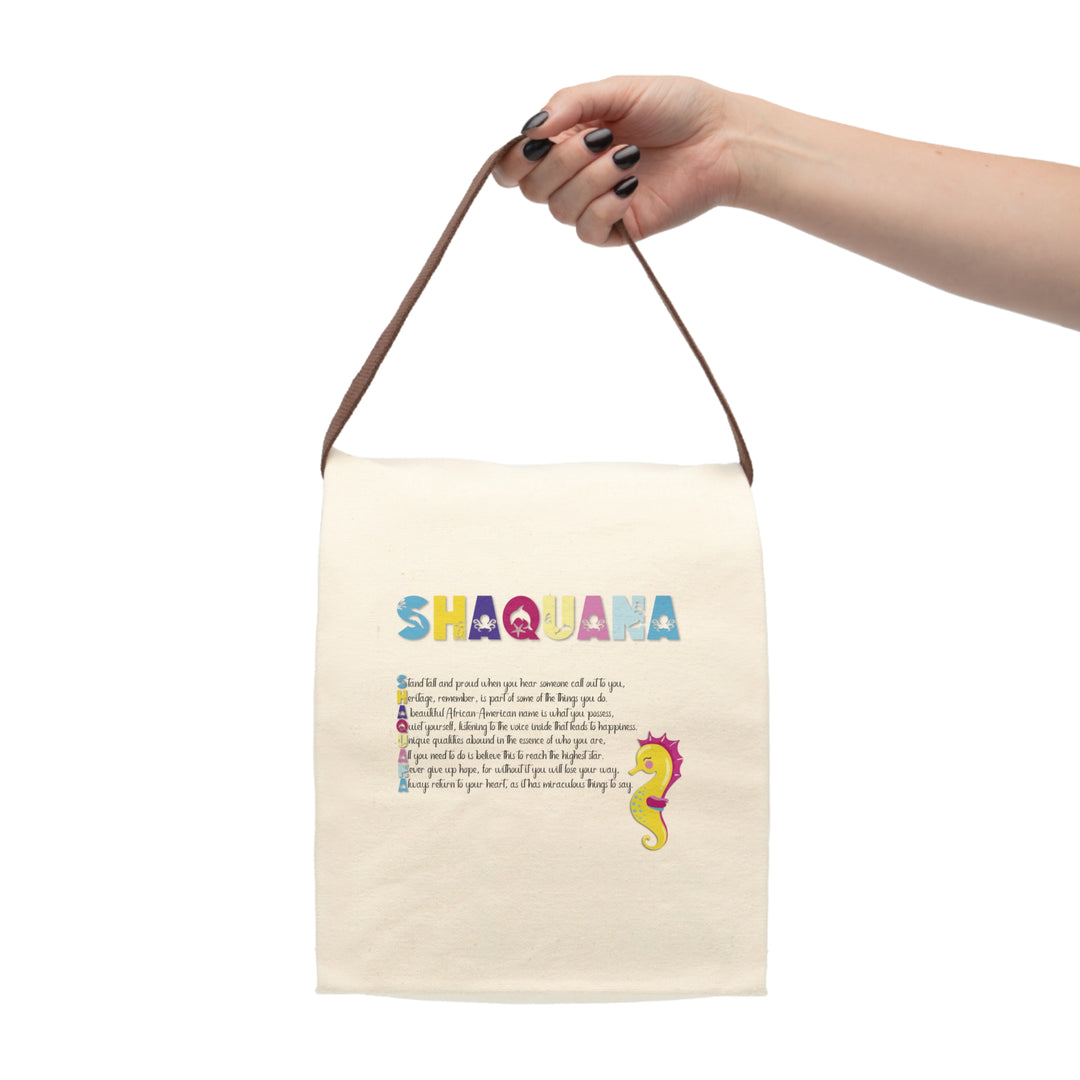 Namesakes Canvas Lunch Bag With Strap