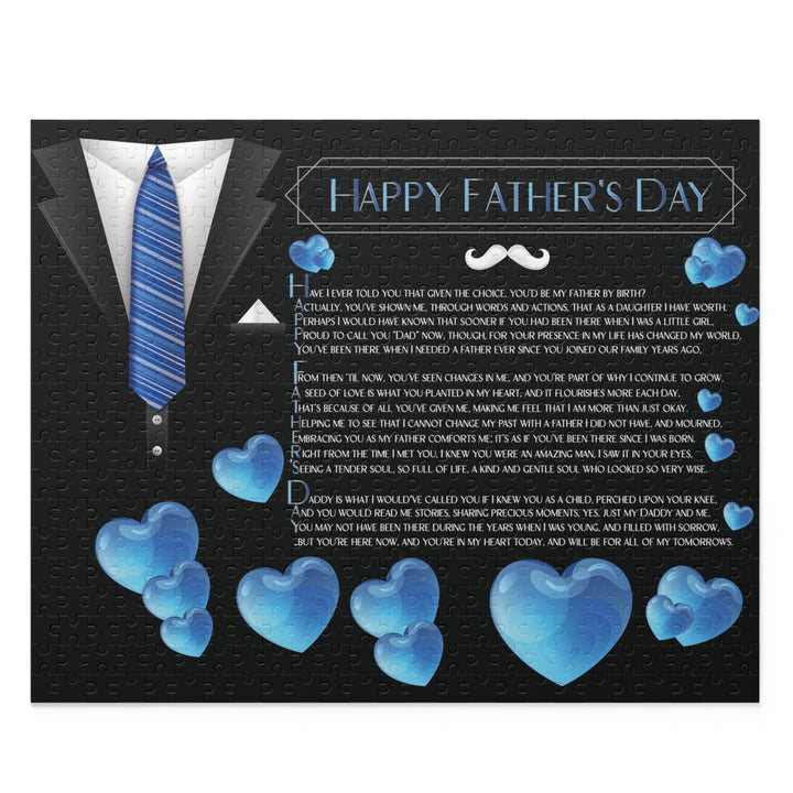 It's Just a Phrase "Happy Father's Day" Acrostic Puzzle for Step-Father