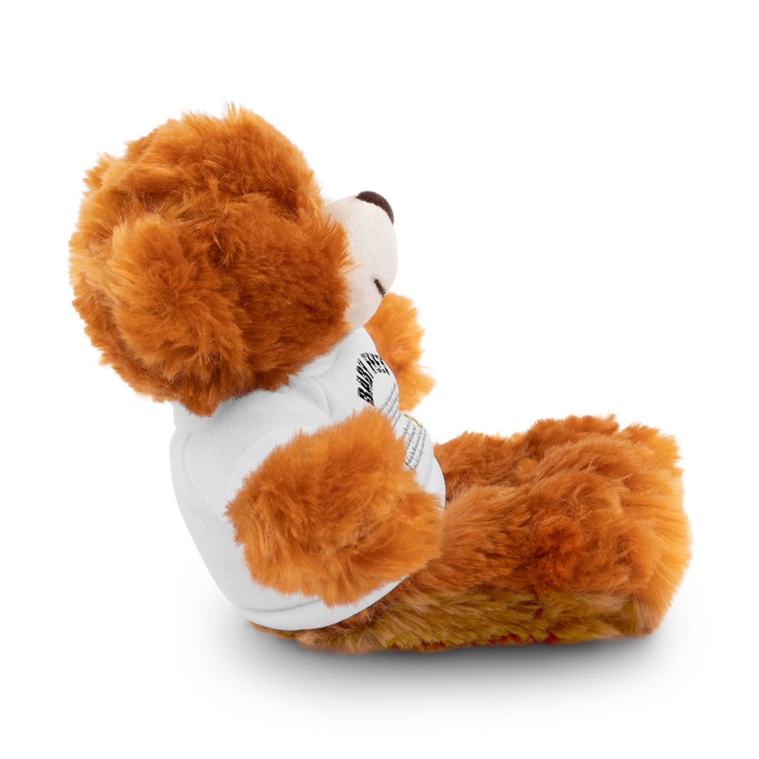 Baby Feet Acrostic Poem Stuffed Animals with Tee - Baby Feet - Gold Footprints