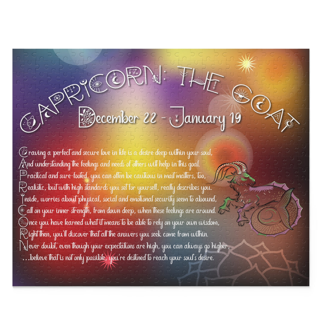"Capricorn" Acrostic Poem Puzzle - Beams