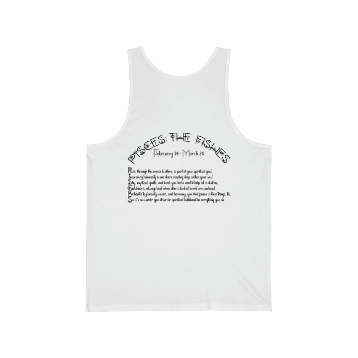 Written in the Stars Unisex Jersey Tank - Pisces