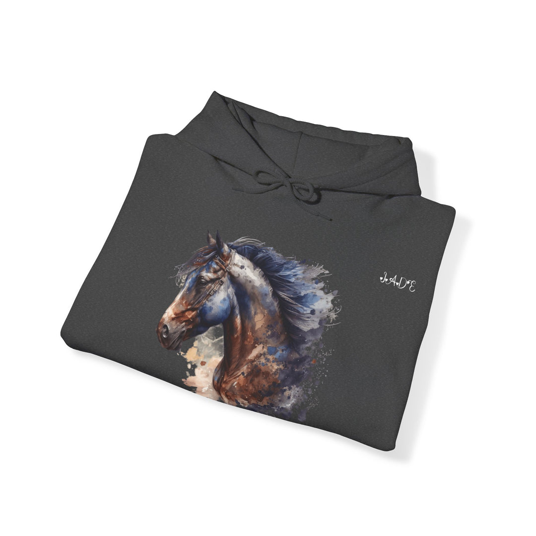 Namesakes, Personalized Acrostic Name Hoodie with Horse Graphic