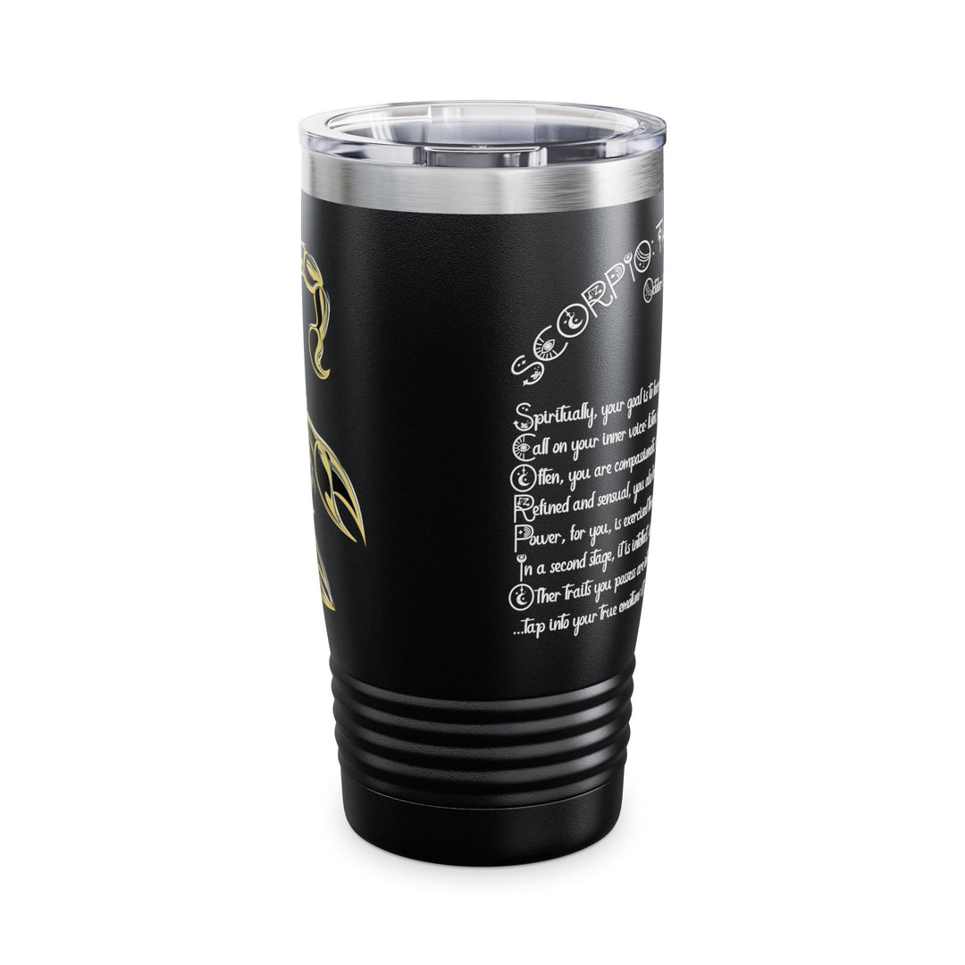 Scorpio Acrostic Poem Ringneck Tumbler - 20oz