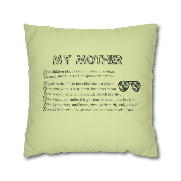It's Just a Phrase Pillow Case Cover - My Mother Camo Design