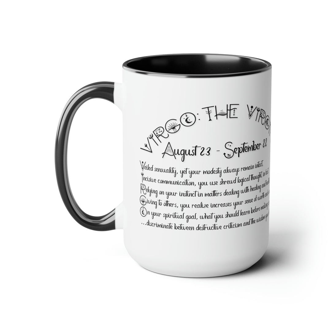 Written in the Stars Two-Tone Coffee Mugs - 15oz - Virgo