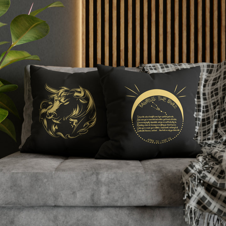 Written in the Stars Pillowcase/Cover Spelling Out "Taurus"
