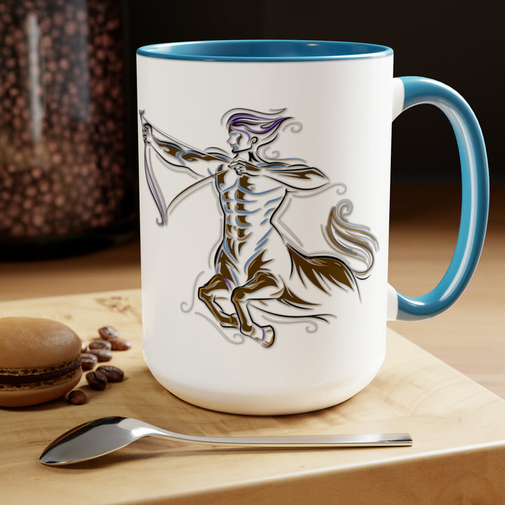 Written in the Stars Two-Tone Coffee Mugs - 15oz - Sagittarius