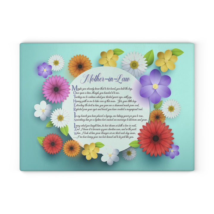 It's Just a Phrase Glass Cutting Board - Mother-in-Law