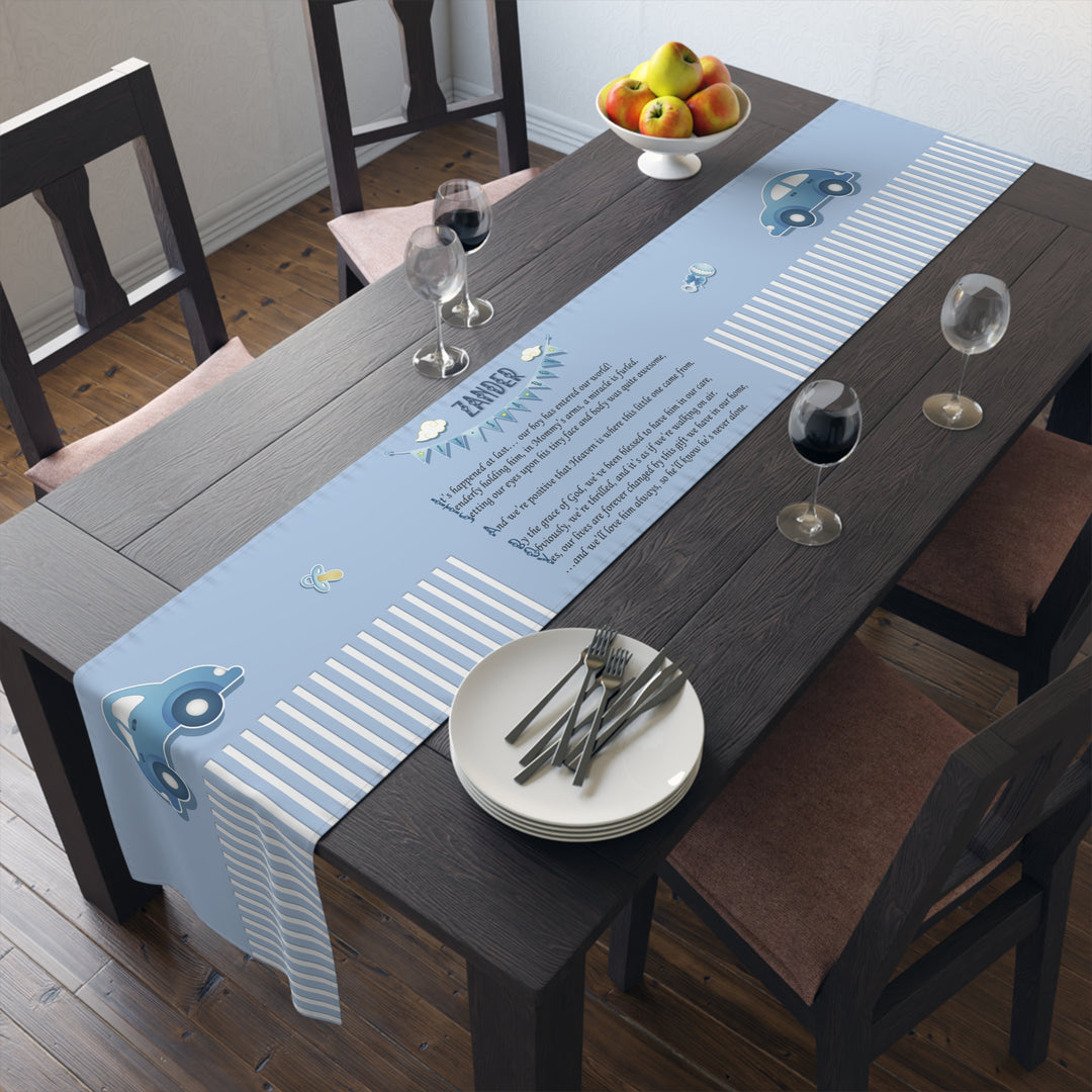 “It’s a Boy” Table Runner - Personalized