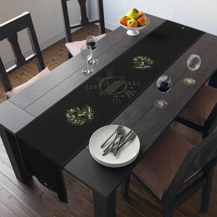 Virgo Acrostic Poem Table Runner