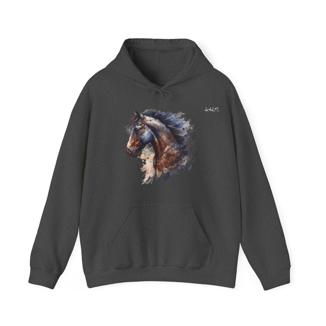 Namesakes, Personalized Acrostic Name Hoodie with Horse Graphic