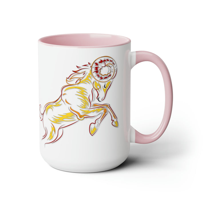 Written in the Stars Two-Tone Coffee Mugs - 15oz - Aries
