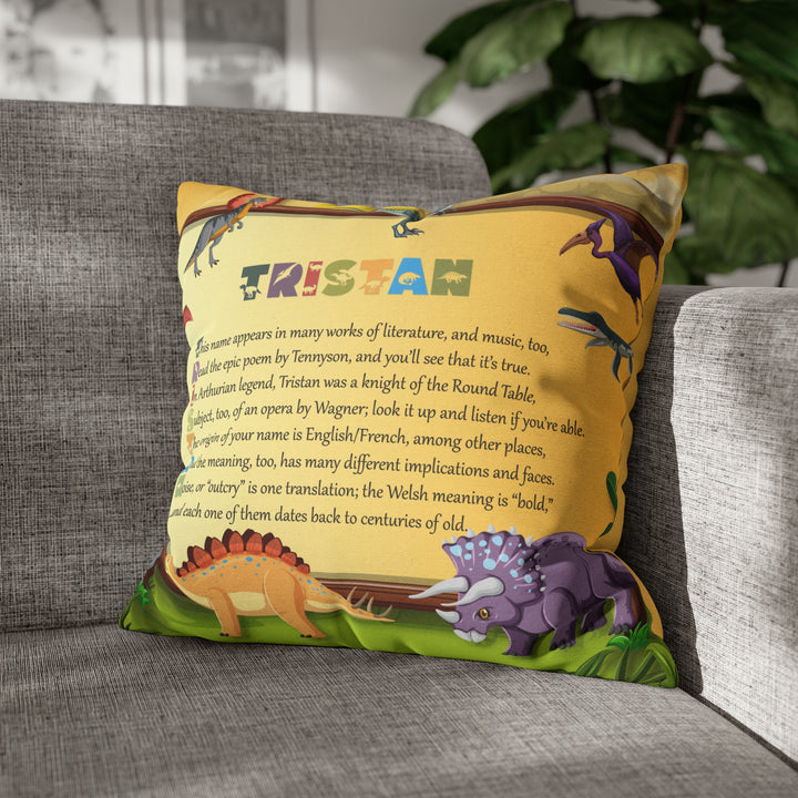 Namesakes Pillow Case Cover - Dinosaur Design