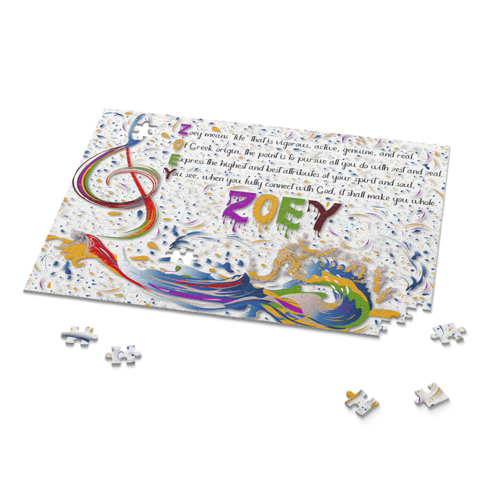 Namesakes Personalized Acrostic Poem Puzzle _ Musical Note