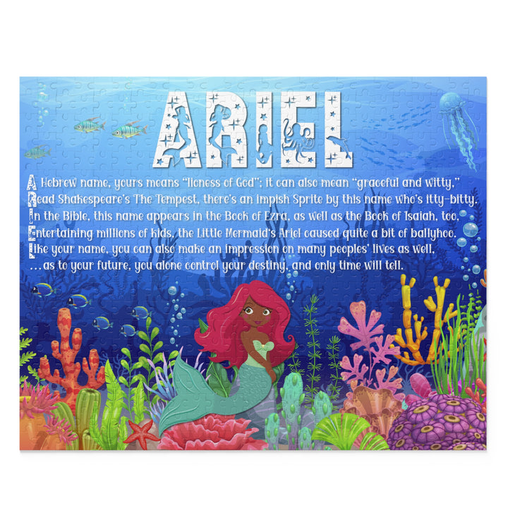 Namesakes Personalized Acrostic Name Poem Jigsaw Puzzle - Red Hair