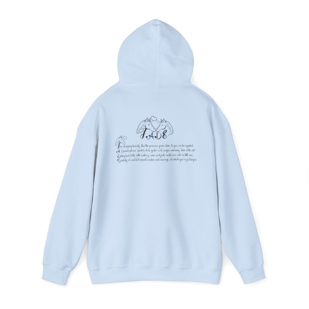 Namesakes, Personalized Acrostic Name Hoodie with Horse Graphic