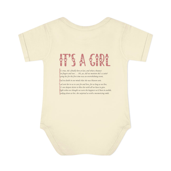 “It's a Girl” with Adorable Ducky Design Bodysuit