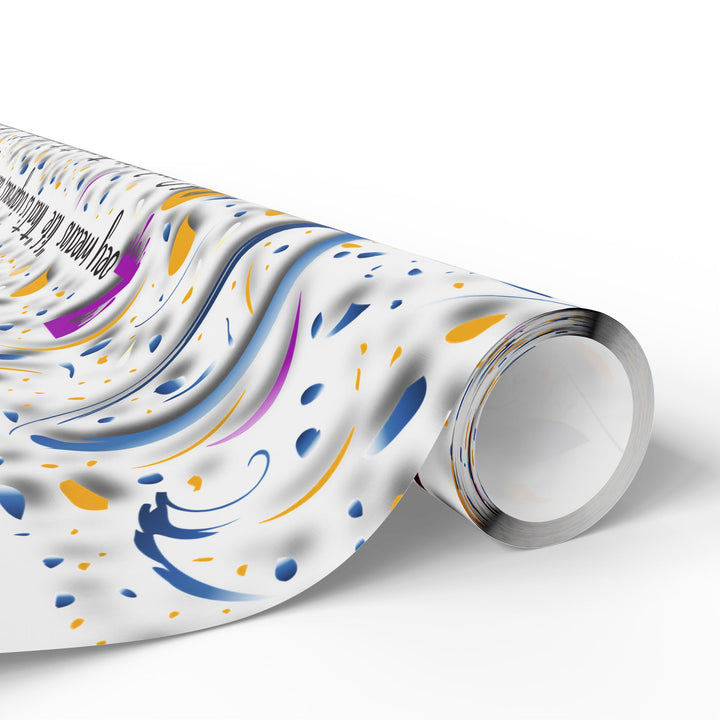 Namesakes Acrostic Poem Chic Gift Wrapping Paper