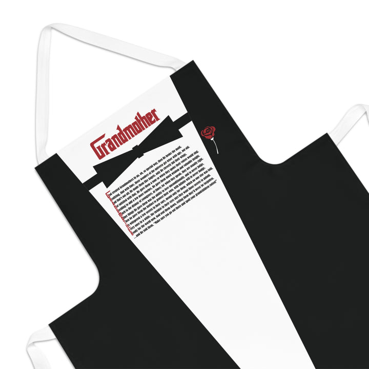 Chef Apron with Acrostic Poem Spelling out "Grandmother"