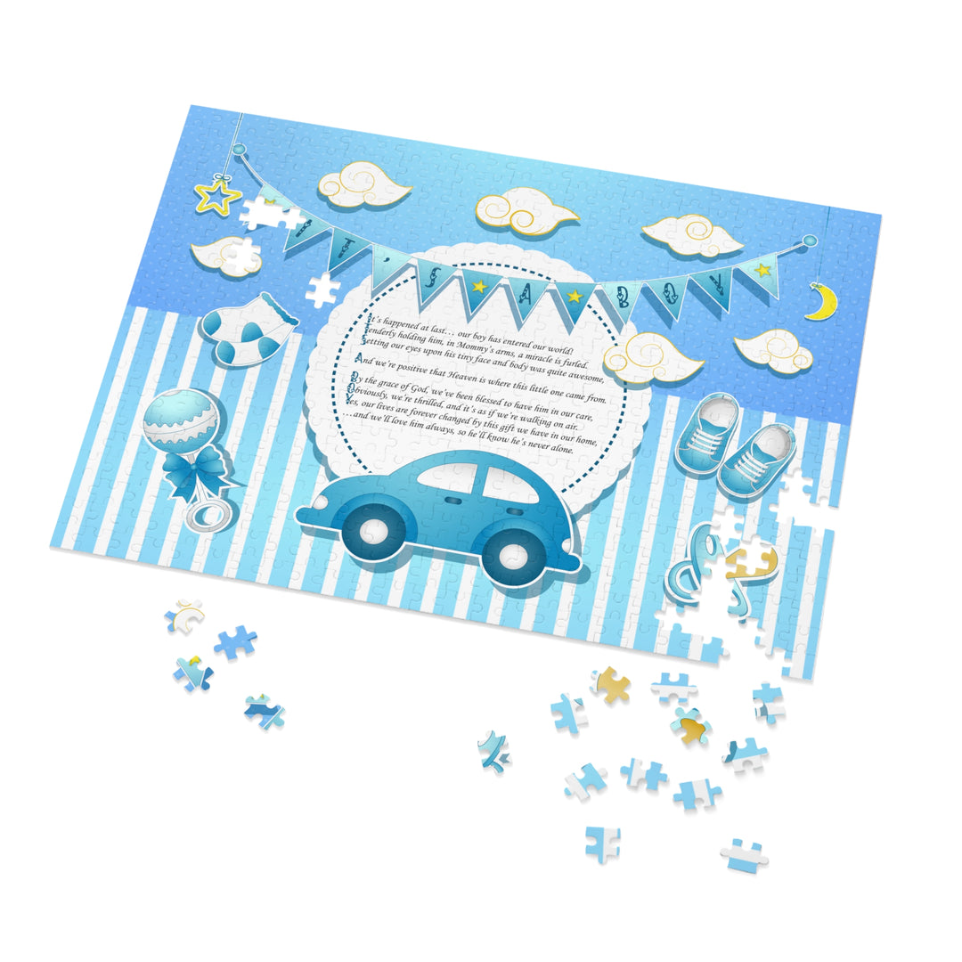 It's a Boy Acrostic Poem Jigsaw Puzzle - No Personalization