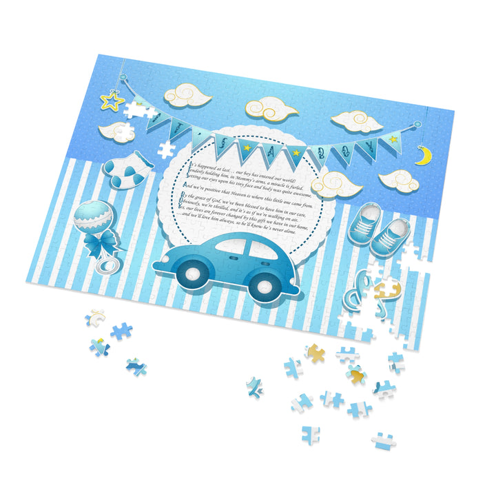 It's a Boy Acrostic Poem Jigsaw Puzzle - No Personalization