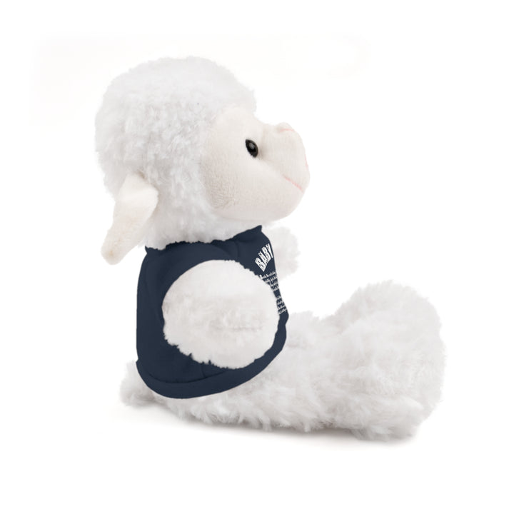 Baby Feet Acrostic Poem Stuffed Animals with Tee - Baby Feet - Gold Footprints