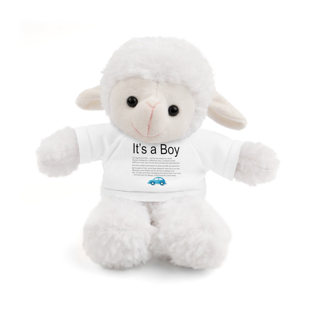 It's a Boy Acrostic Poem Stuffed Animal Collection with T-Shirt - Car