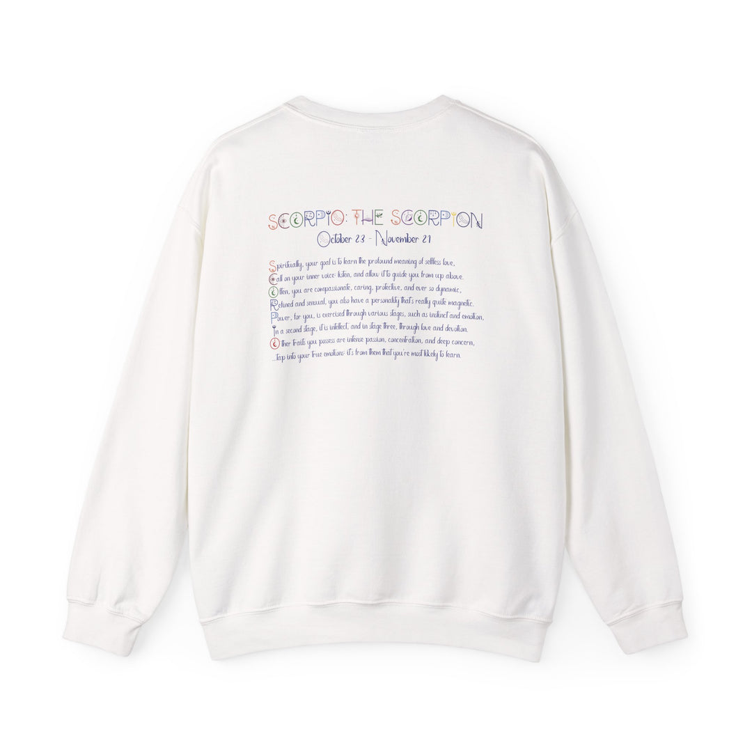 Scorpio Acrostic Poem Astrology Sweatshirt - Unisex