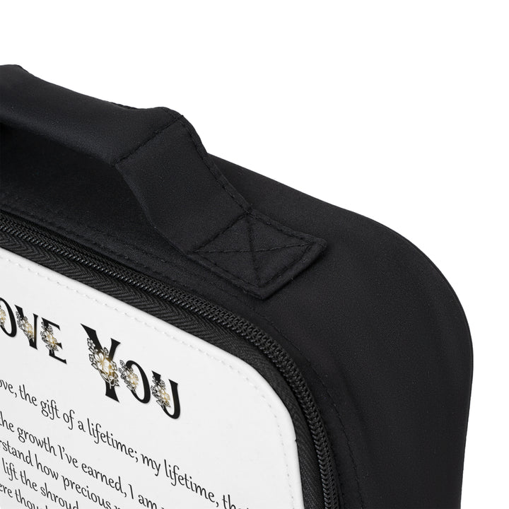 I Love You Acrostic Poem Zip-closure Lunch Bag