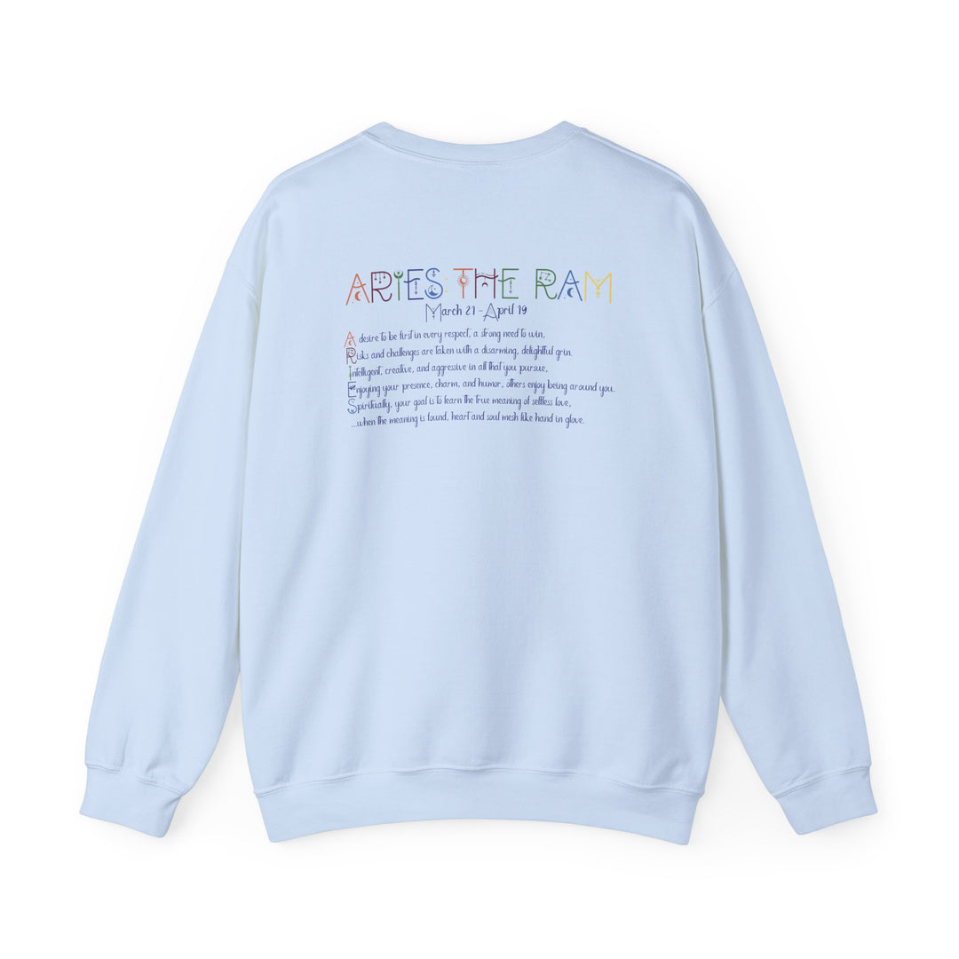 Aries Acrostic Poem Astrology Sweatshirt - Unisex