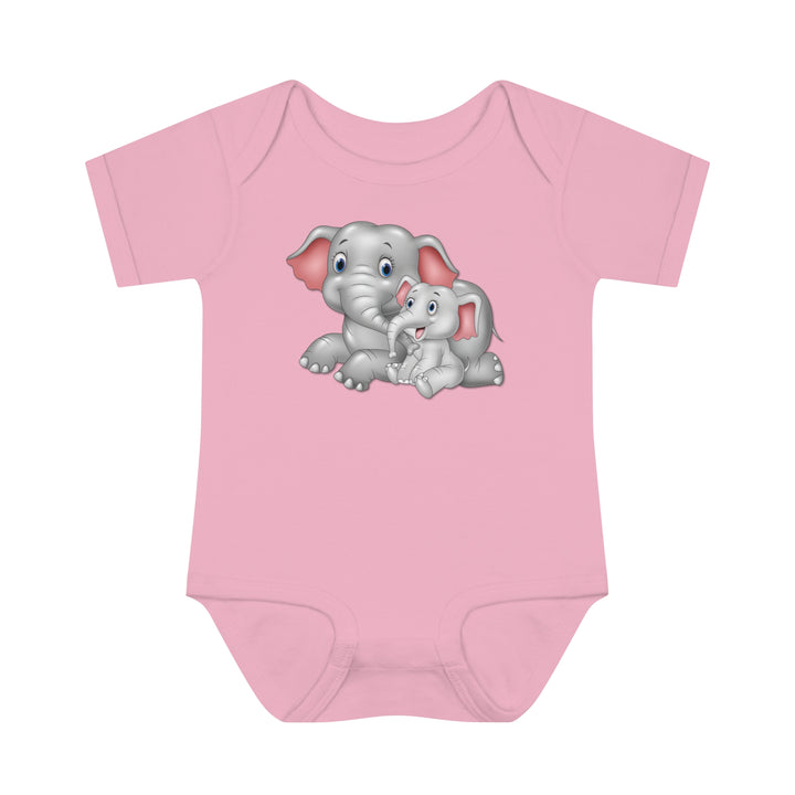 Baby Steps "It's a Girl" Acrostic Poem Bodysuit - Mommy & Baby Elephant
