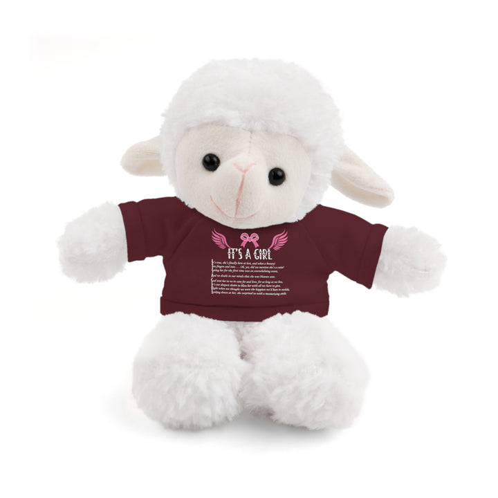It's a Girl Acrostic Poem Stuffed Animal Collection with T-Shirt - Wings