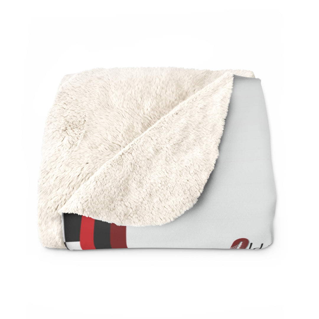 "Namesakes" Acrostic Poem Sherpa Fleece Blanket - Vroom Vroom