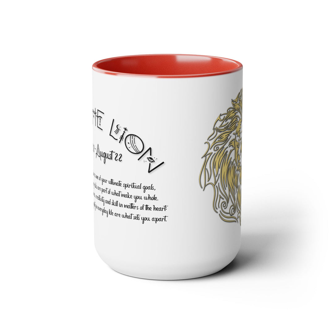 Leo Two-Tone Coffee Mugs - 15oz