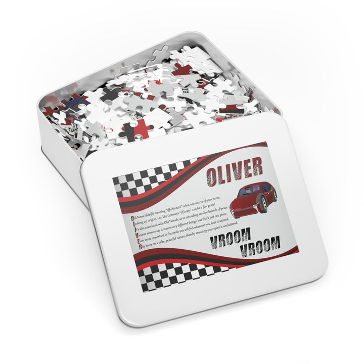 Namesakes Acrostic Poem Jigsaw Puzzle - Toy Cars