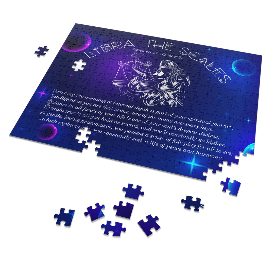 Libra Acrostic Poem Puzzle - Tin Box