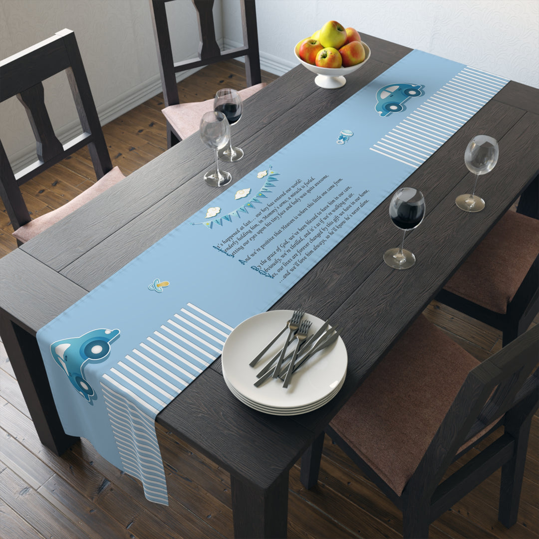 “It’s a Boy” Table Runner - No Personalization
