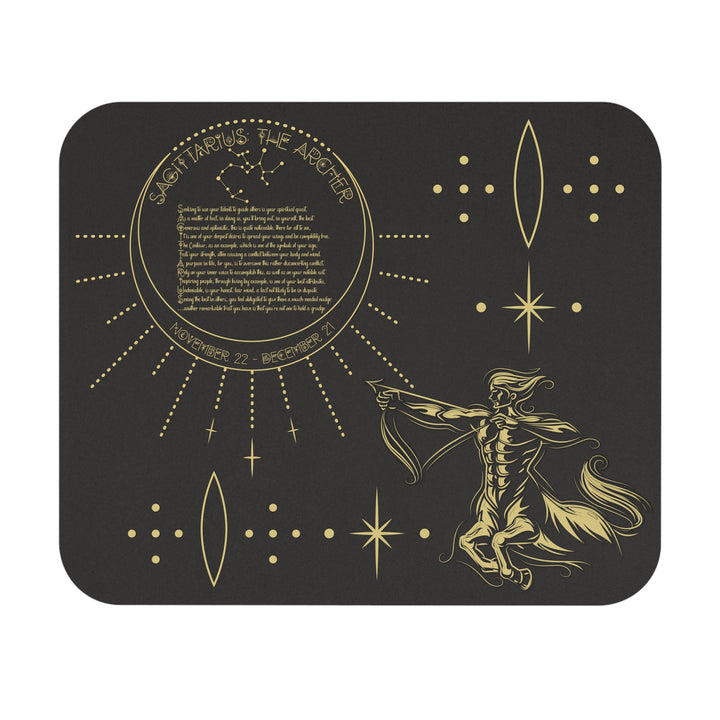 Written in the Stars Acrostic Poem Mouse Pad - "Sagittarius"
