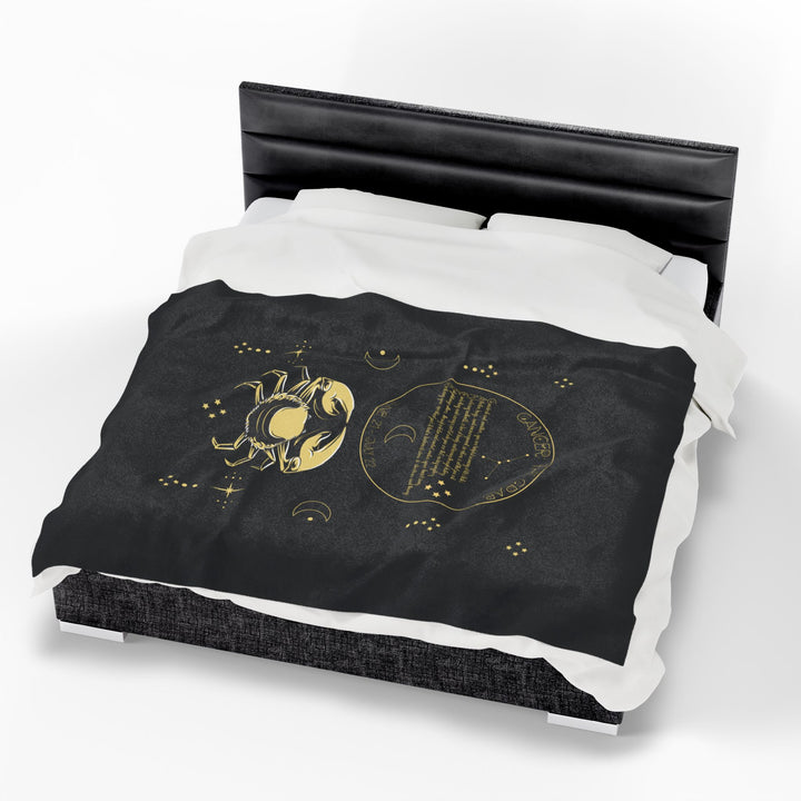 Cancer Acrostic Poem Velveteen Blanket