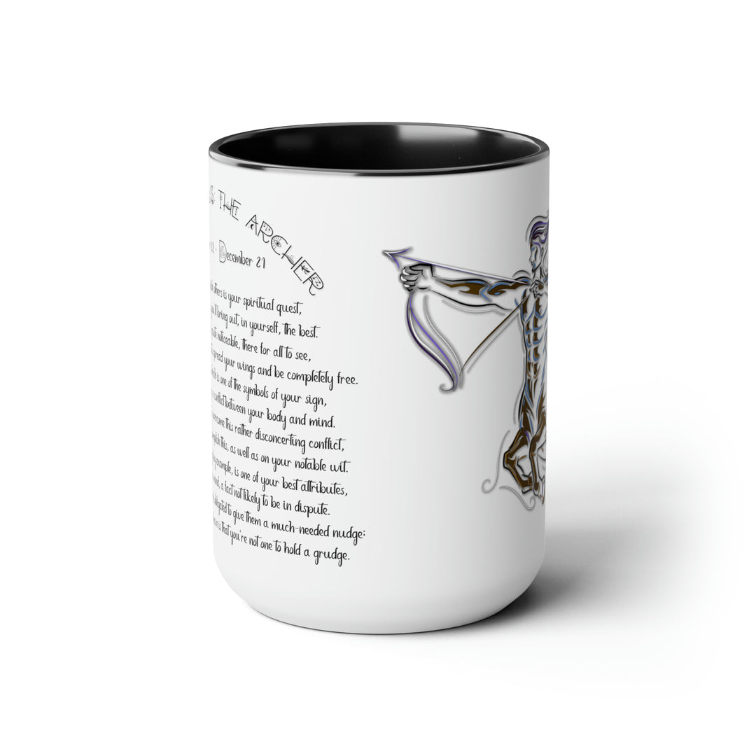 Written in the Stars Two-Tone Coffee Mugs - 15oz - Sagittarius