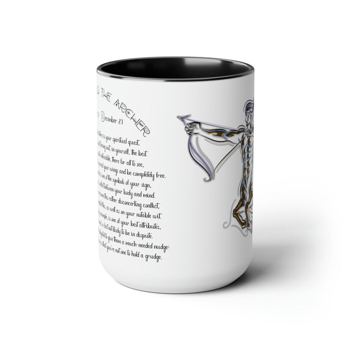 Written in the Stars Two-Tone Coffee Mugs - 15oz - Sagittarius