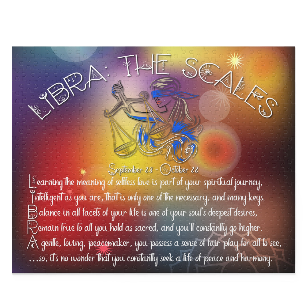 "Libra" Acrostic Poem Horoscope Puzzle - Beams