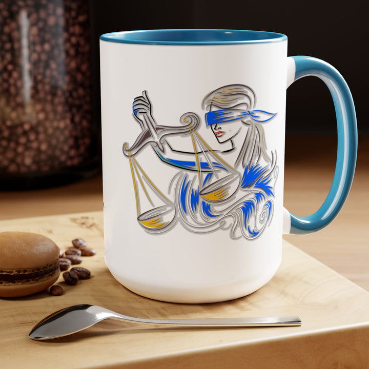 Libra Two-Tone Coffee Mugs - 15oz