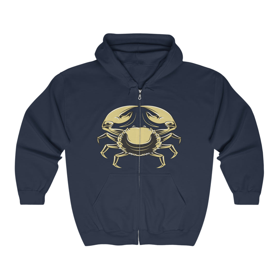 Written in the Stars Unisex Full Zip Hooded Sweatshirt - Cancer