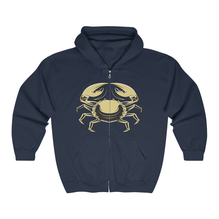 Written in the Stars Unisex Full Zip Hooded Sweatshirt - Cancer