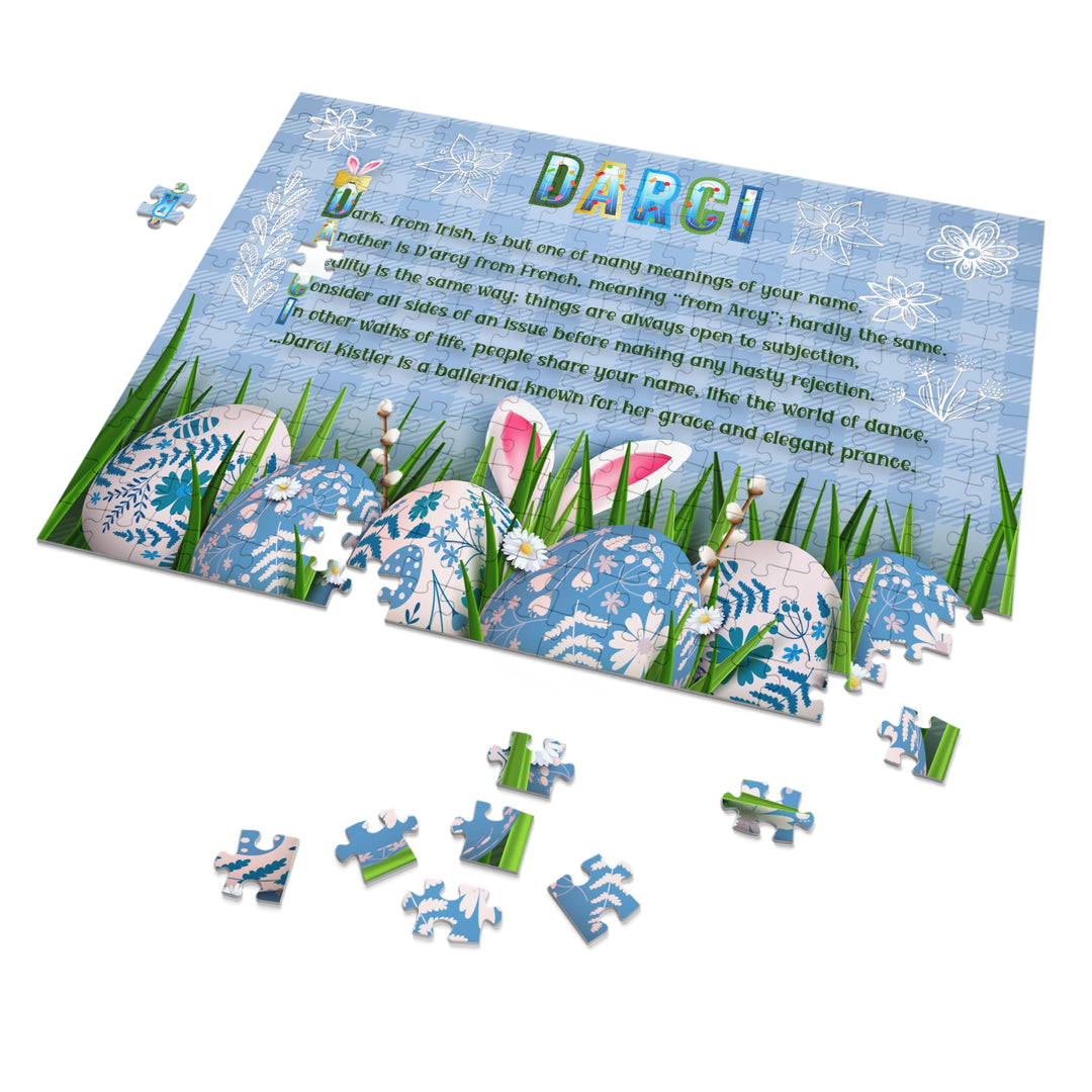 Namesakes Acrostic Poem Jigsaw Puzzle - Easter Eggs