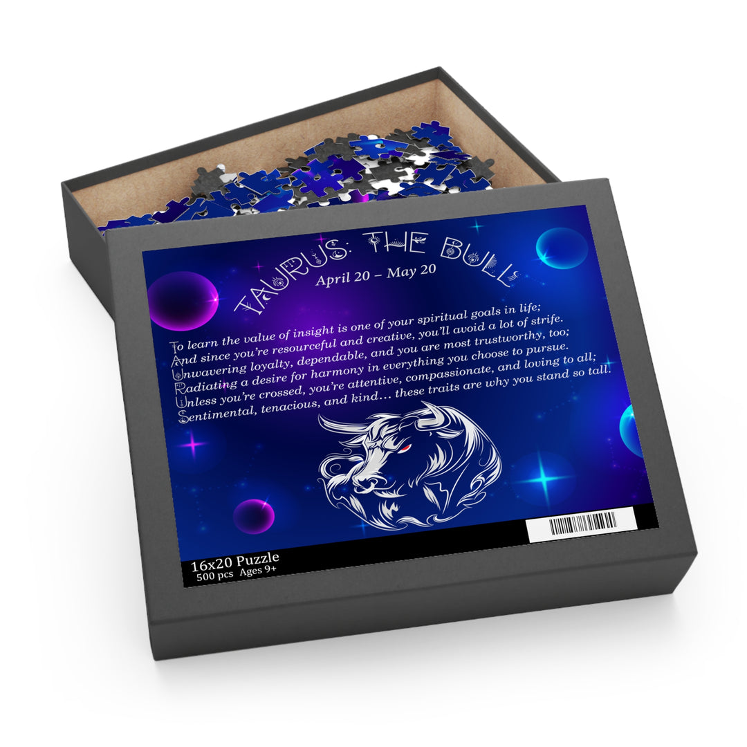 Taurus Acrostic Poem Puzzle
