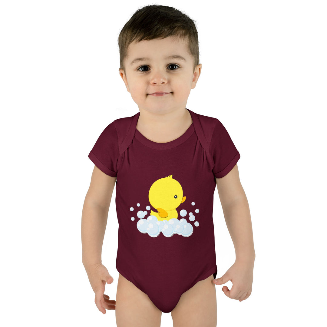 Baby Steps "It's a Boy" Acrostic Poem Bodysuit - Ducky Design