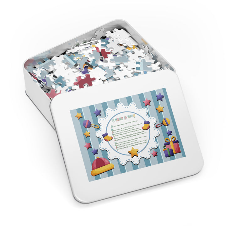 Baby Steps Acrostic Poem Jigsaw Puzzle - "A Baby is Born"